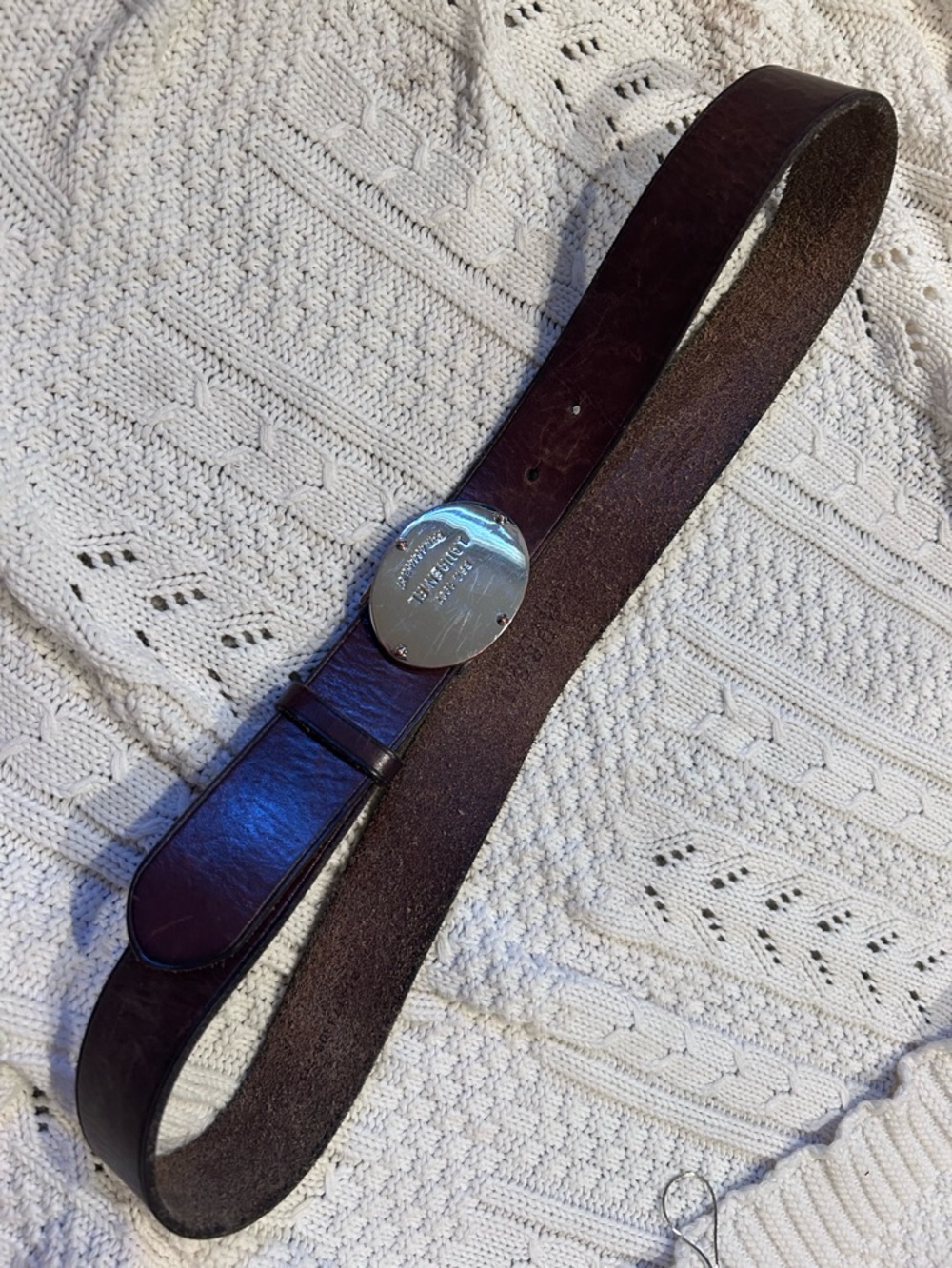 Vintage Ralph Lauren Leather Belt Size Medium Model 1326